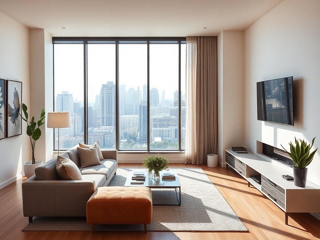 Apartamento claro com vista livre — Centro